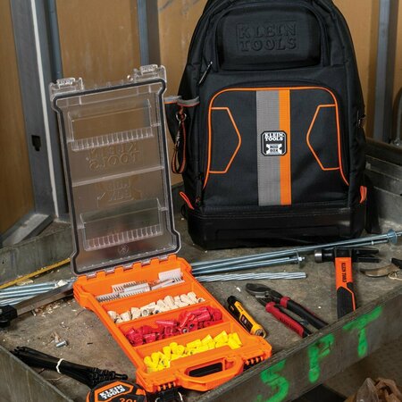 Klein Tools Tool Bag, Orange, Impact Resistant Polymers 54812MB